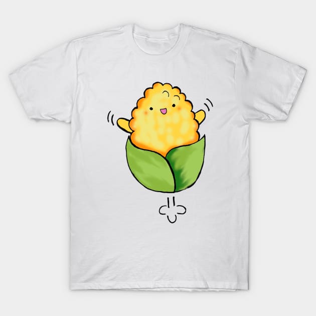 The cob jumps happily T-Shirt by Fradema